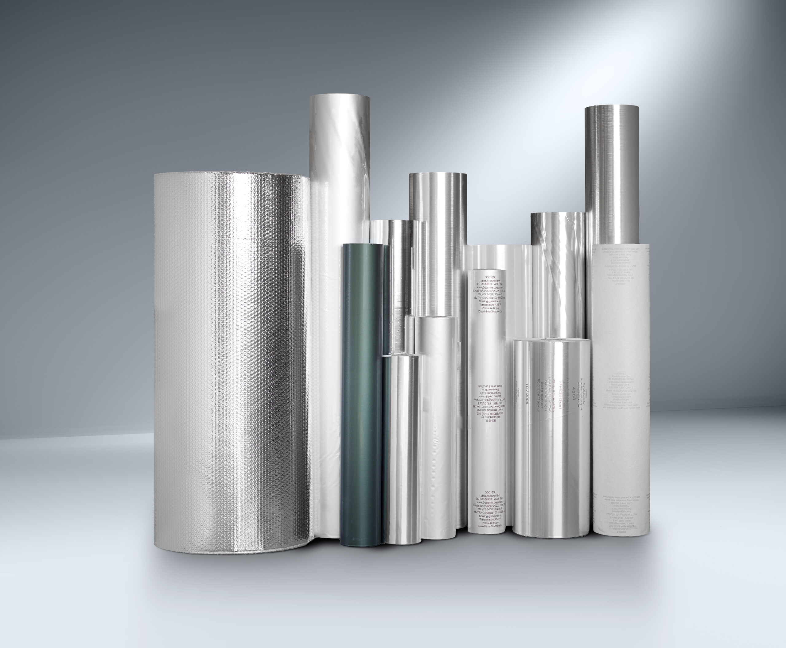 Range of Aluminum Barrier Foil Rolls
