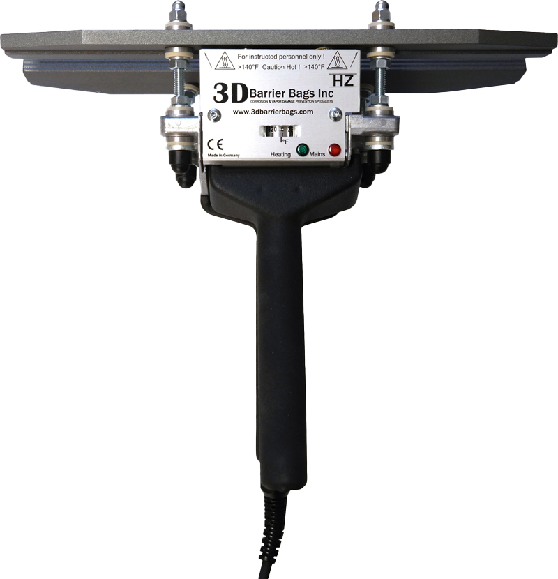 3d barrier bags inc heat sealer