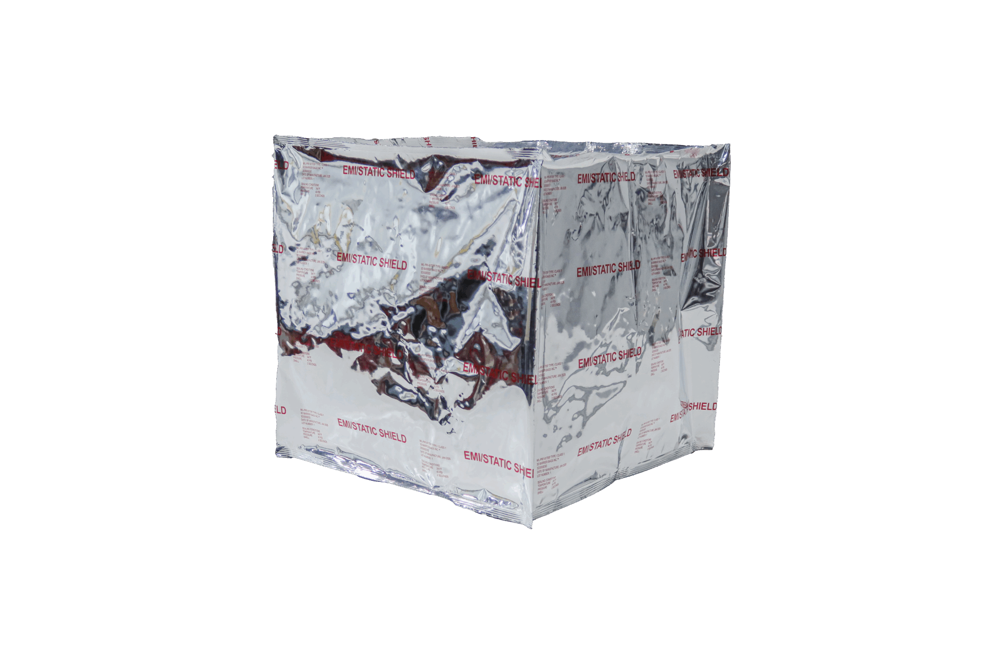 Mil-PRF-81705 Anti-Static Material Shaped In A 3D Cubed Bag